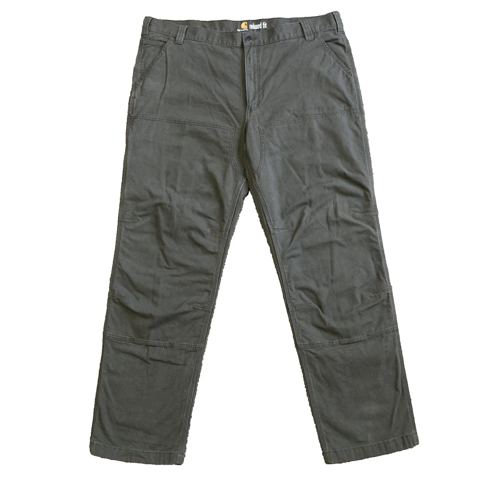 Carhartt Double Knee Rugged Flex Pants Men 42x34 Relaxed Fit 102802-217 Workwear